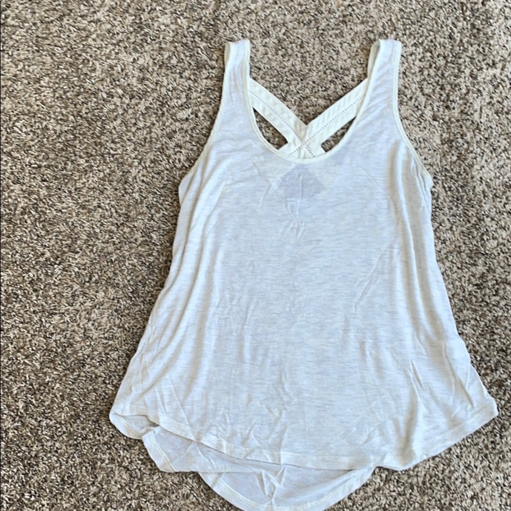 Heathered gray tank